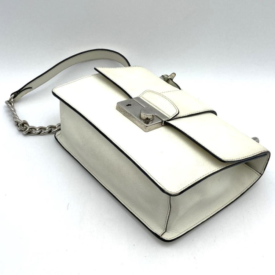 PRADA Shoulder Bag Solid Rectangular 8.66x5.91x1.… - image 2