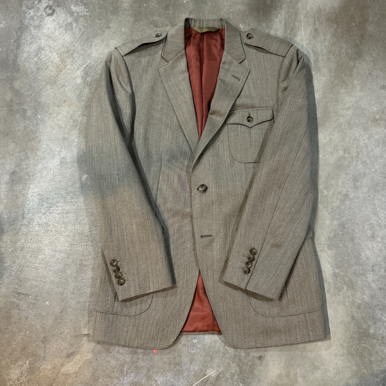 40 Reg - Paul Stuart Phineas Cole Suit Brown 