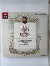 Schubert Lieder on Record 12" LP Set 1982 Limited Edition EMI Classical 33RPM