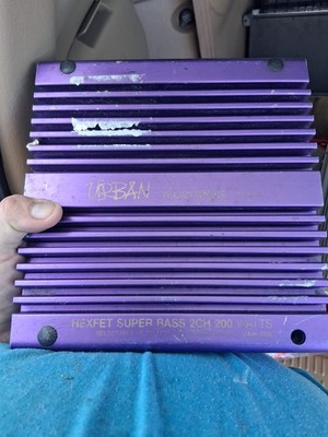 パープルページ Urban Audio Works USA HEXFET Super Bass 2CH 200W Car Amplifier | eBay