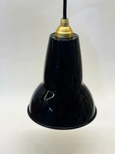 Anglepoise | Original 1227 Aluminum Pendant in Jet Black 32530  FREE SHIP