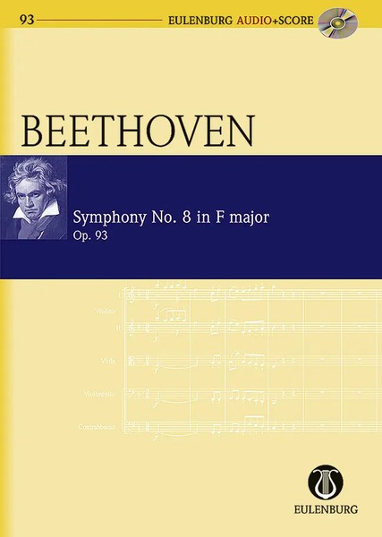 Sinfonie Nr. 8 F-Dur Op. 93 | Op. 93. Orchester. Studienpartitur. | Clarke-image