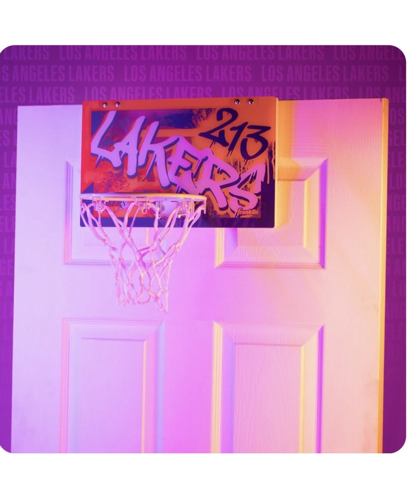 Aro de baloncesto Lakers Over The Door Foto 3 de 4