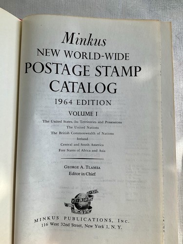 Nuevo catálogo de estampillas Minkus 1964 tapa dura volumen uno y dos conjunto - Imagen 9 de 19