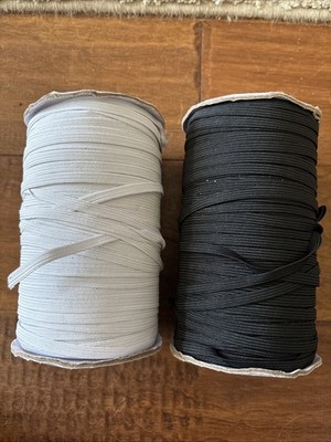 Yards Of   1/4 Inch Elastic Band Cord For DIY Trim Spandex