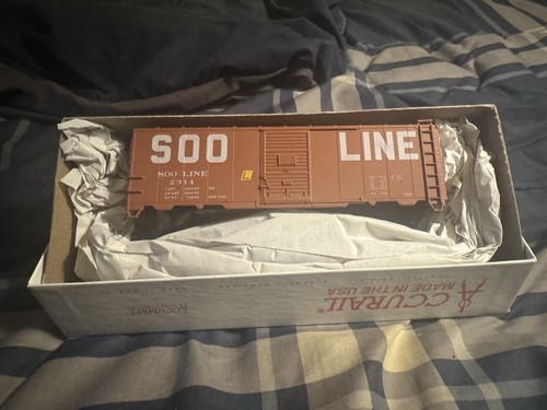 HO Accurail 40’ AAR Steel Boxcar, Soo Line 2314, Kit Nuevo | Zustand: New