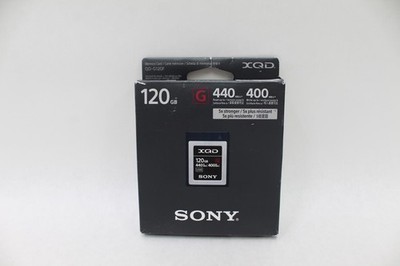 Sony Memory Card XQD G Series, 120gb 440mb/s Read (QDG120F/J)
