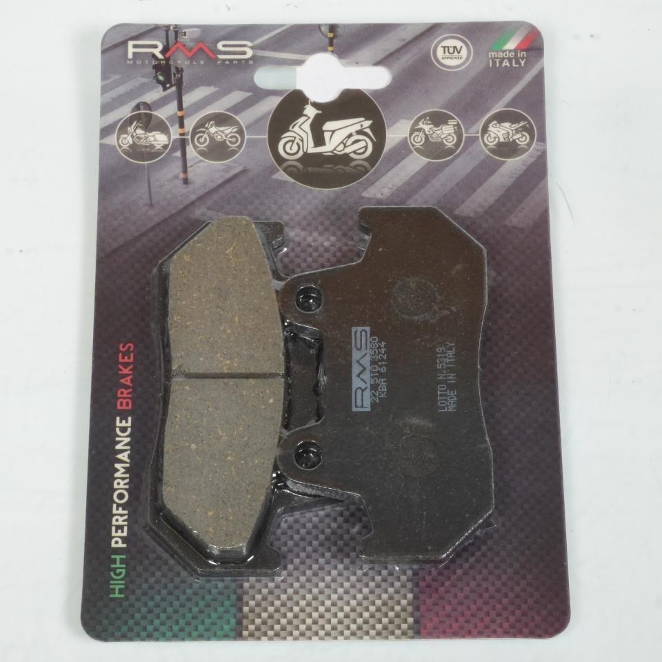 Plaquette de frein arrière RMS pour Honda 1500 Goldwing 1996-1998 SC22C haute performance