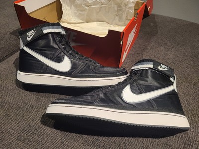 NWT Nike Vandal High Supreme Nylon Black White Gray Mens 12  display picture 1