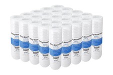 10 Micron String Wound Sediment Water Filter Cartridge 2.5"x10" - 25 Pack