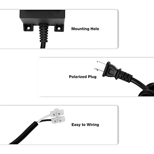 Outdoor Transformer 110/120V to 12V 60W Waterproof for LED Lights & Grills - Image 4 of 4