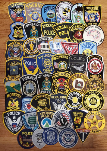 47Pc LEO/Police/Sheriff/SRT Patch Mixed Lot