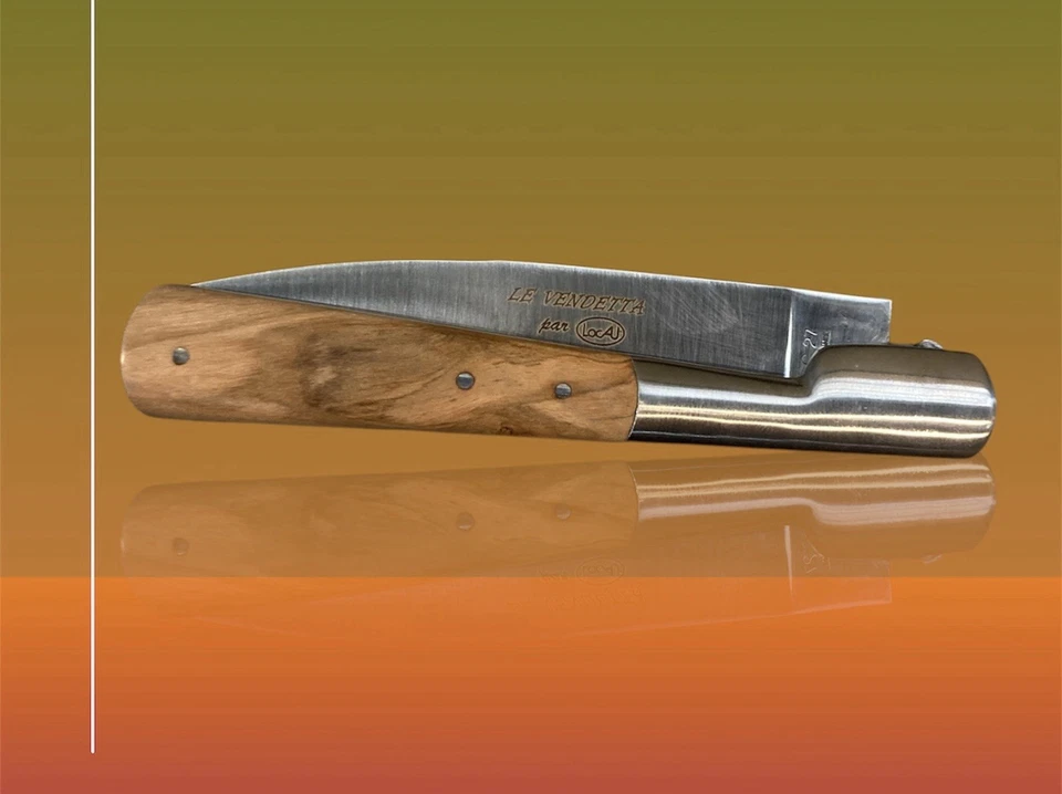 Coltello La Vendetta Corsa cm 24 manico in radica - Immagine 3 di 3