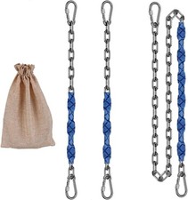 2 Stainless Steel Chains 84" Swing Chains Heavy Duty Swing Hardware 4 Quick...