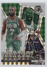 2023-24 Panini Mosaic Montage White Mosaic Prizm 21/25 Jaylen Brown #16 rf2