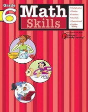 Math Skills: Grade 6 Flash Kids Harcourt Family Learning 