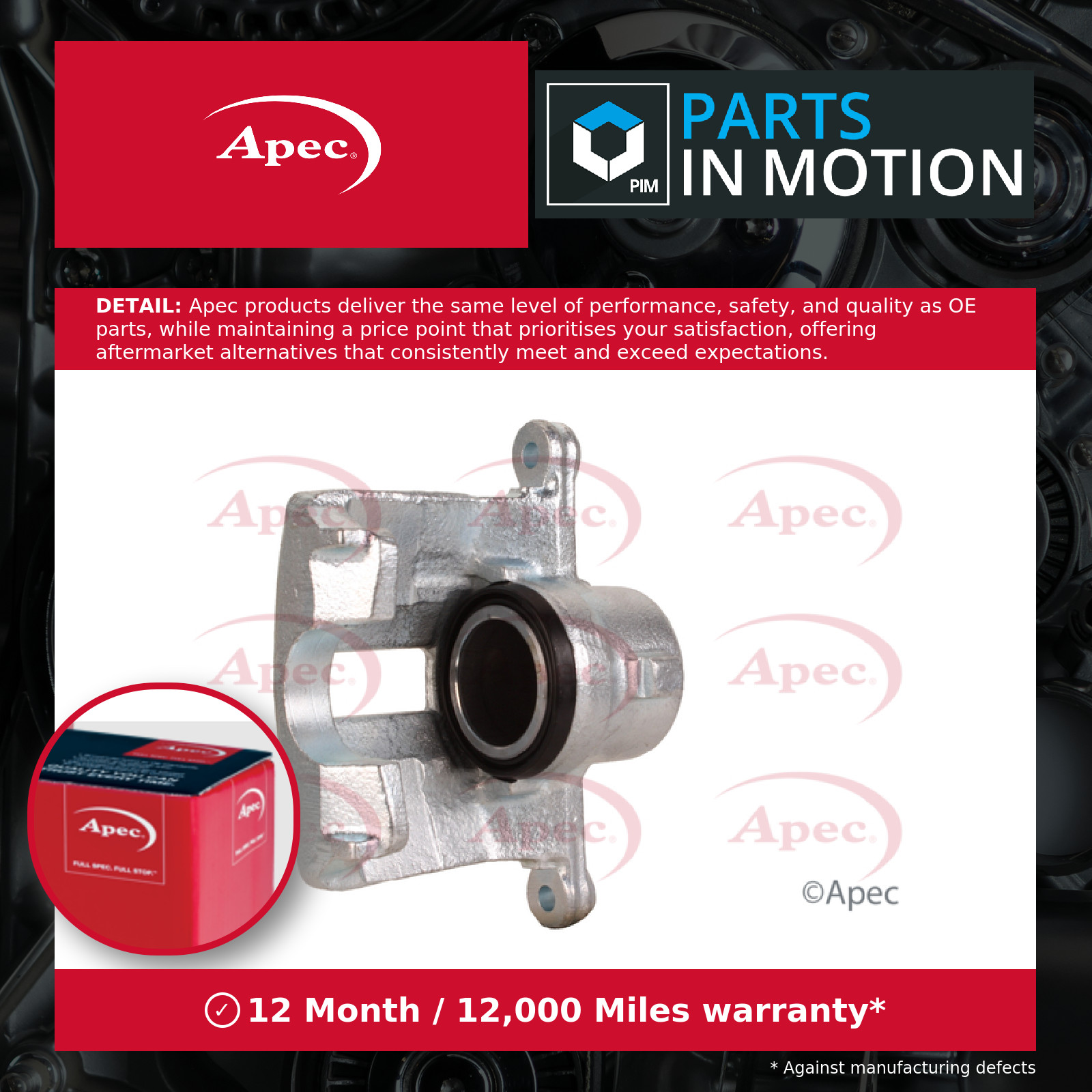 Brake Caliper fits NISSAN MICRA K11 1.0 Front Left 92 to 03 CG10DE 4101199B00