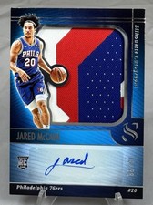 JARED McCAIN 2024 Panini Silhouette  Autographs Rookie Patch Auto Card /99 RPA