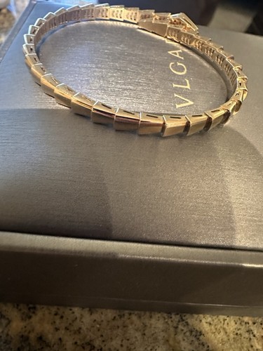 Bvlgari Serpenti Viper Bracelet 18k Yellow Gold Size Medium - Picture 7 of 11
