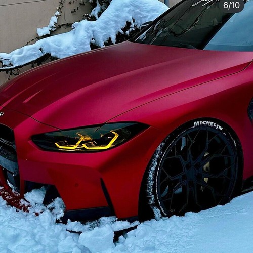 4x CSL Style DRL LED Board Set Gelb Angel Eye für BMW 4er G80 G81 M3 G82 G83 M4 - Picture 10 of 20