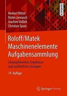 Roloff/Matek Maschinenelemente Aufgabensammlung: Lösungs... | Buch | Zustand gut