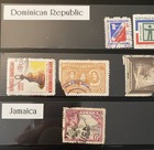 Dominican Republic & Jamaica Vintage Stamp Lot 8 Stamps Carribean Collection — photo 3