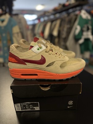 Size 10M/11.5W - Nike Air Max 1 CLOT Kiss of Death (2021) DD1870-100    W/ Box