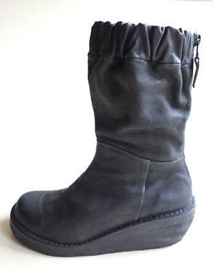 TRIPPEN Germany - Women's T-PROJECT Leather Boots CAPE f black US7-7.5 EU38 UK5