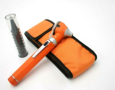 Mini Otoscope set with 7pcs specula set and Fabric Pouch LED bright Light 