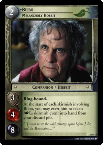 Lotr TCG Black Rider RF Set FOIL 12RF1 - RF18 complete 18 cards NM/MINT - Picture 7 of 18