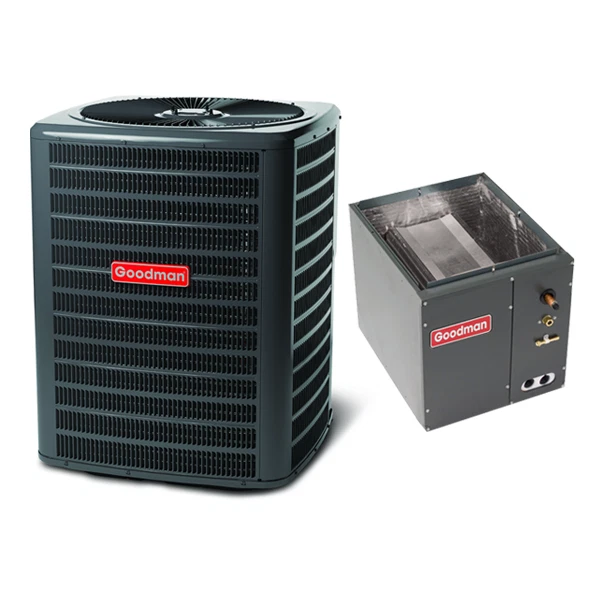5 Ton 14 Seer Goodman Air Conditioning Condenser and Coil | eBay