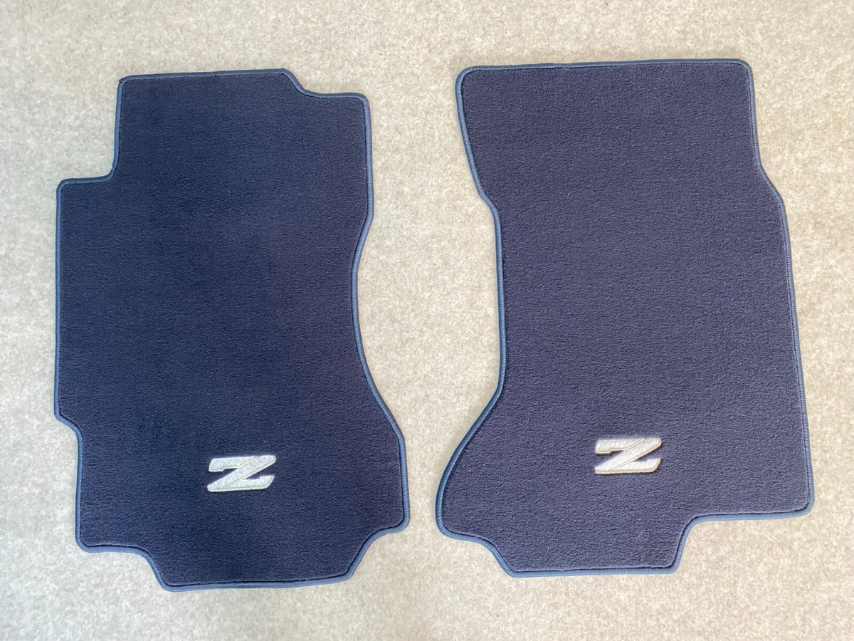 For Z32 300 ZX Fairlady Z Velour Carpet Floor Mats navy blue