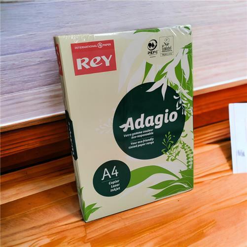 REY Adagio Coloured Paper A3 A4 80/120/160gsm Blue Red Green Yellow ...