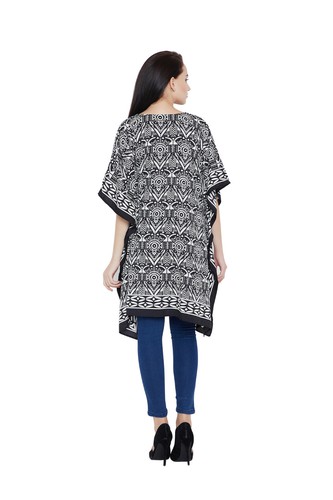 Women Plus Size Loose Kaftan Tunic Dress Hippy Kimono Sleeve Caftan Tunic Tops - Picture 361 of 809