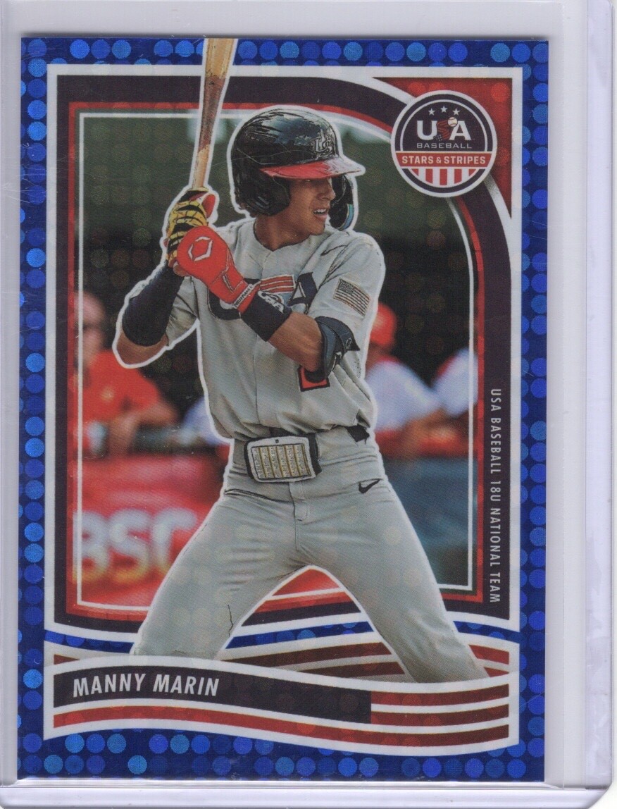 Manny Marin 2024 Panini Stars & Stripes BLUE Parallel 095/149 Card