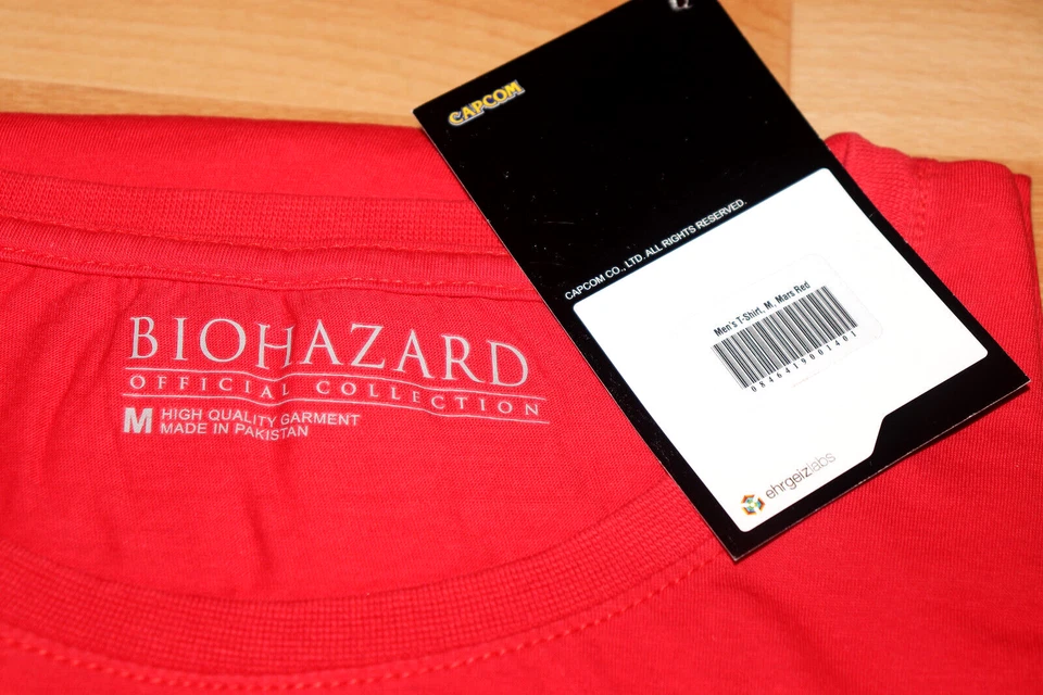 Resident Evil BIOHAZARD официальная коллекция Capcom очень редкая футболка размер: M - Изображение 4 из 4
