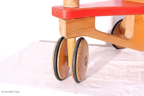 NIC Holzrad Dreirad Kinderrad / Laufrad aus Holz 3Rad Kinderfahrrad /Gummireifen - Bild 9 von 20