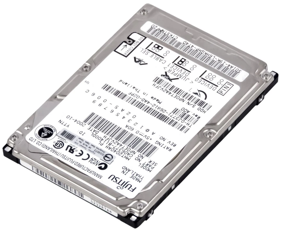 Hard Drive Fujitsu MHT2040AH 40GB 5400RPM 4MB Cache ATA IDE 2.5" Inch - Image 3 of 3