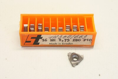 10x SNAP-TAP 16NR1.75 16 NR 1.75 ISO P10 1N300/669 Gewindeschneidplatten