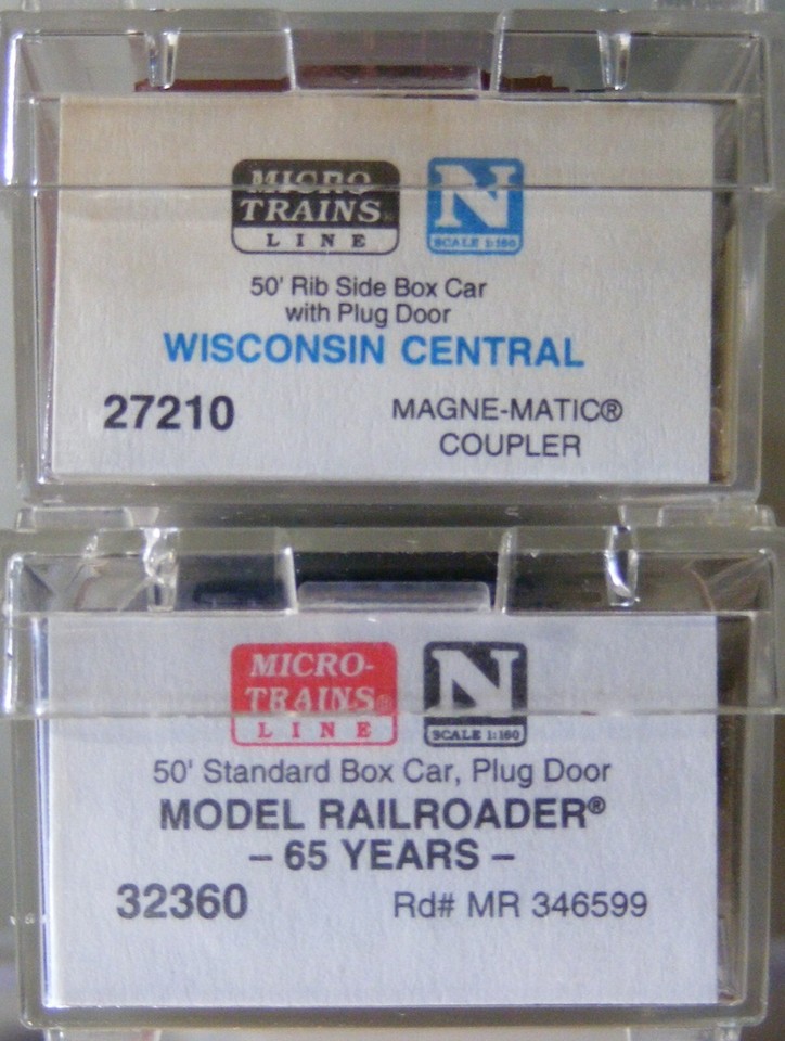 MTL N Scale 50' Box Car Wisconsin Central MR 60th & Model Railroader