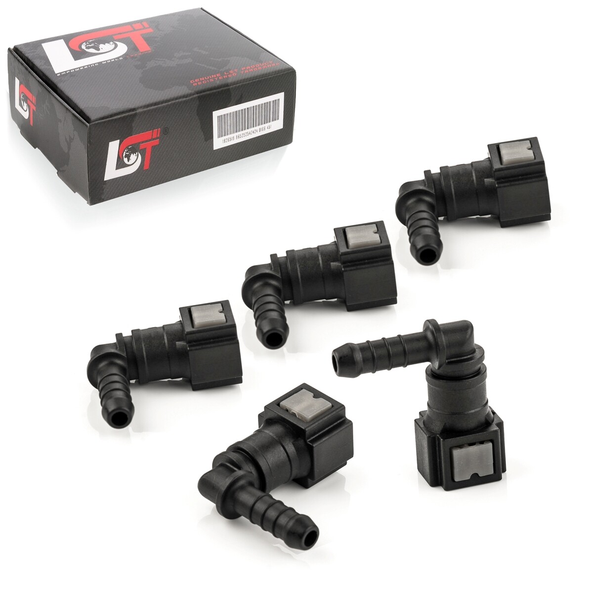 5X Quick Release Fuel Line Coupling L-Piece 6.3X6Mm For DAIHATSU