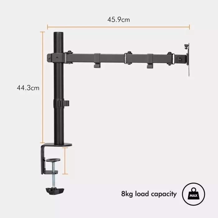 VonHaus Monitor Mount with Desk Clamp for 13-32” Screens (RRP £30) 3005115 - Image 4 of 4