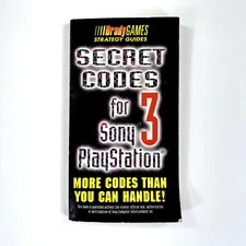 Secret Codes for Sony Playstation Strategy Guide Booklet Tekken Mortal Kombat