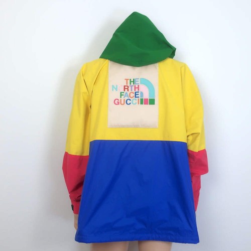Gucci x The North Face Colorblock Windbreaker Jacket Size Extra Large Unisex - Picture 4 of 15