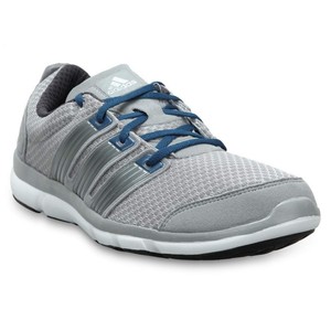 grey adidas running trainers