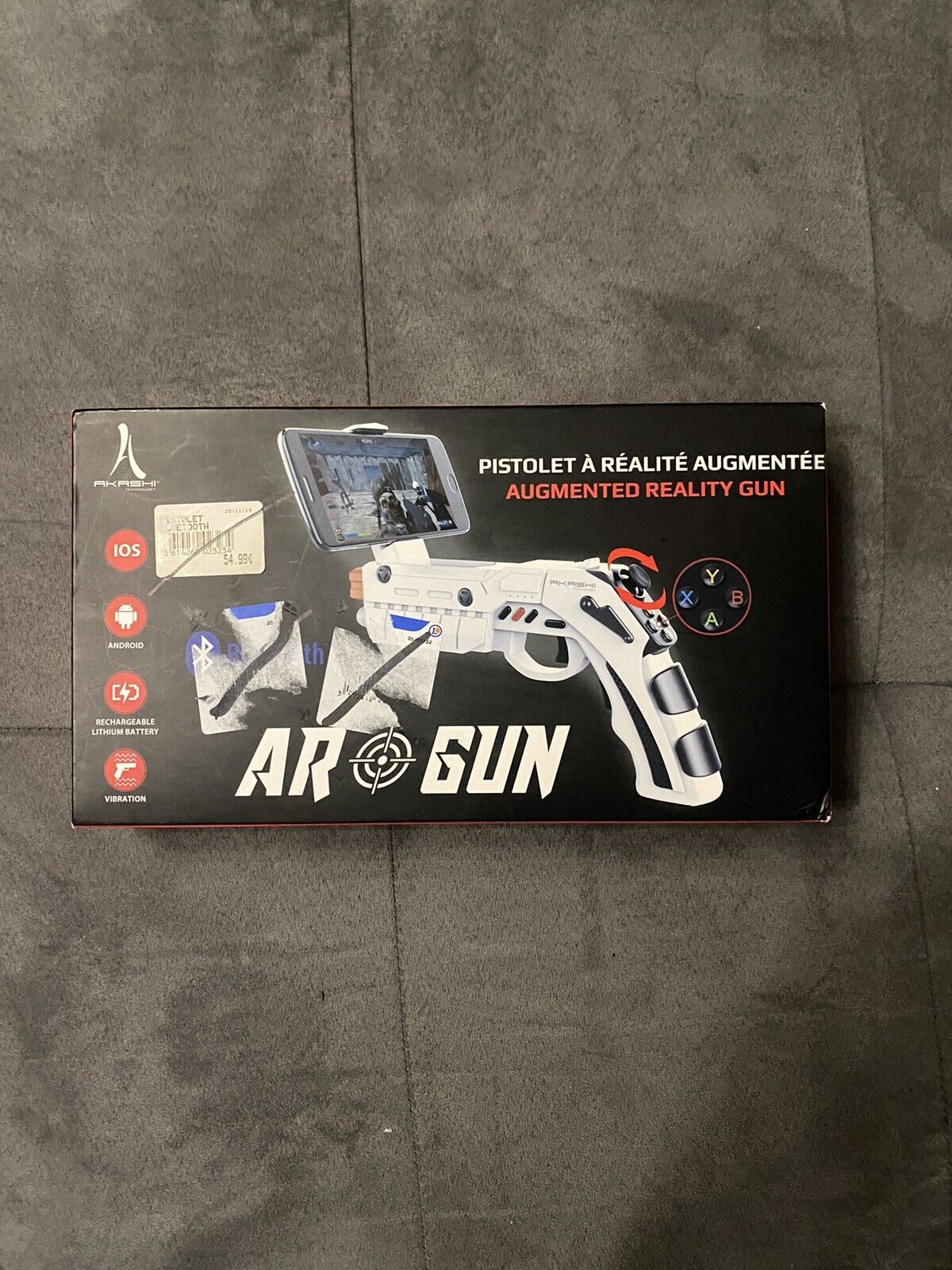 Support passif AKASHI ALTGUNSMART gun pistolet smartphone vr 360 connecté