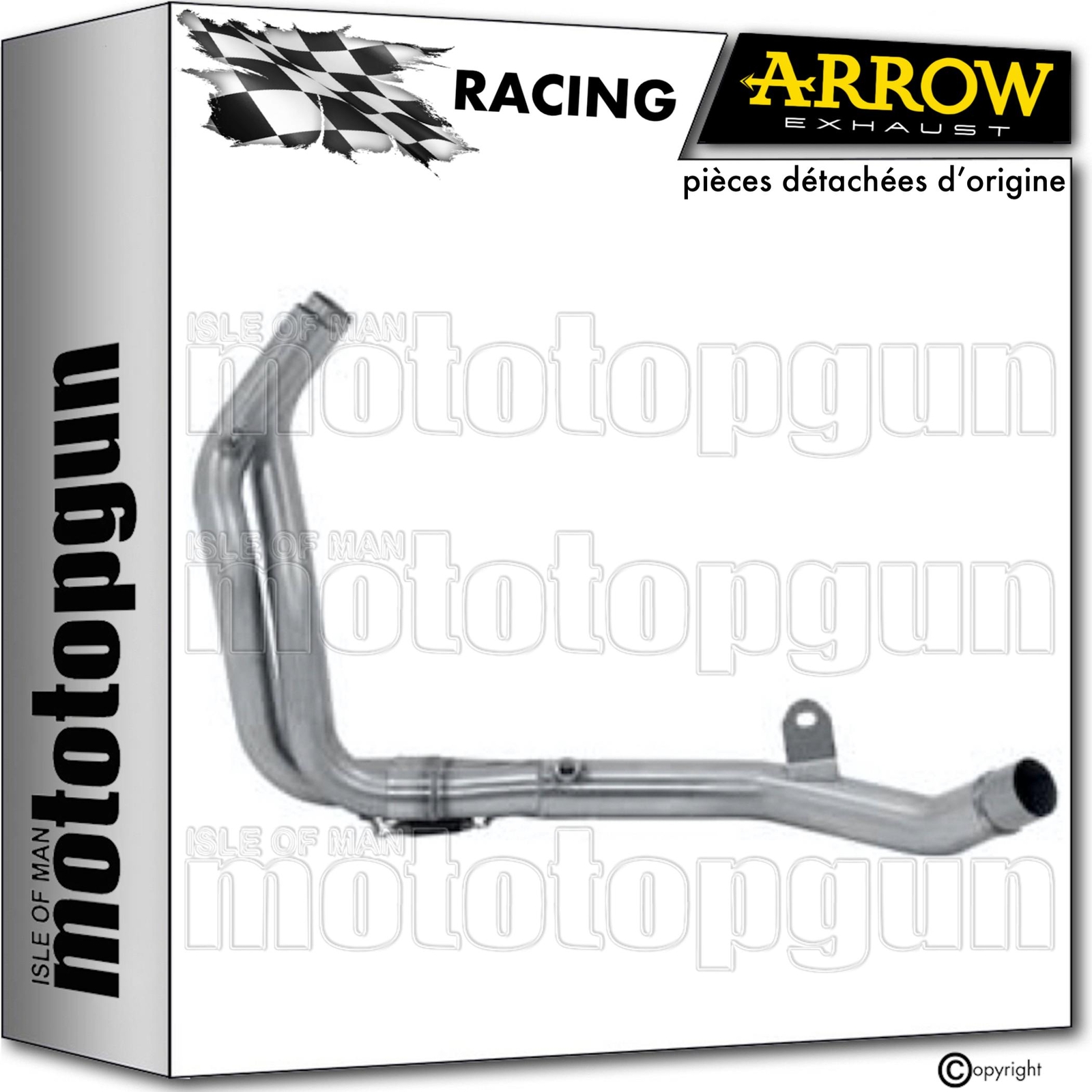 Collecteur Arrow RC acier échappement Honda Rebel 500 CMX 2021 2022