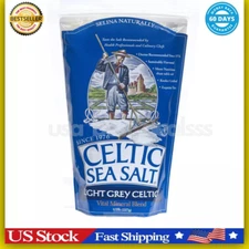 Light Grey Celtic Sea Salt - Resealable Bag - Additive-Free - Perfect fo