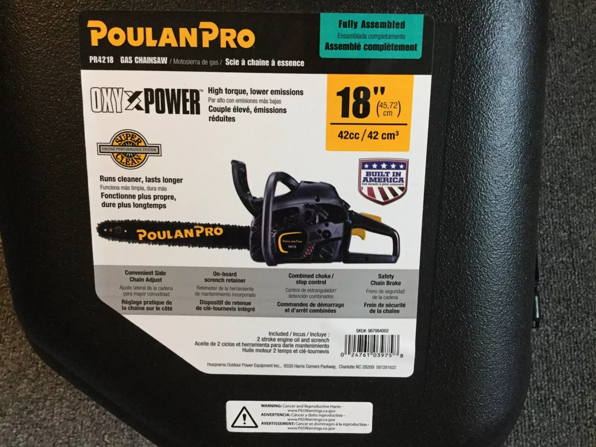 Poulan pro 2024 42 chainsaw