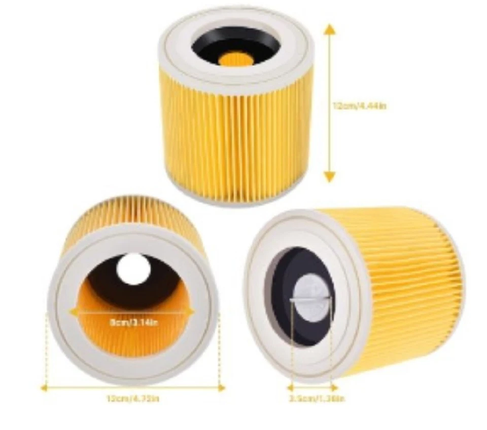 KÄRCHER Filtre cartouche ASPIRATEUR KARCHER WD1 WD2 / WD3 WD3P MV2 MV3 KNT 2 SE4001 A2